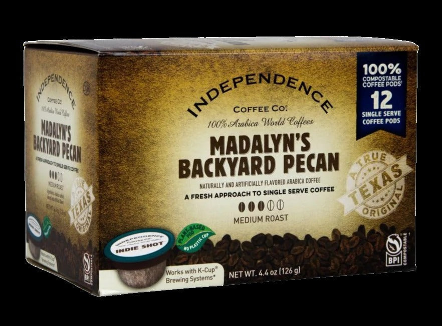 Madalyns Backyard Pecan Single Serve Coffee