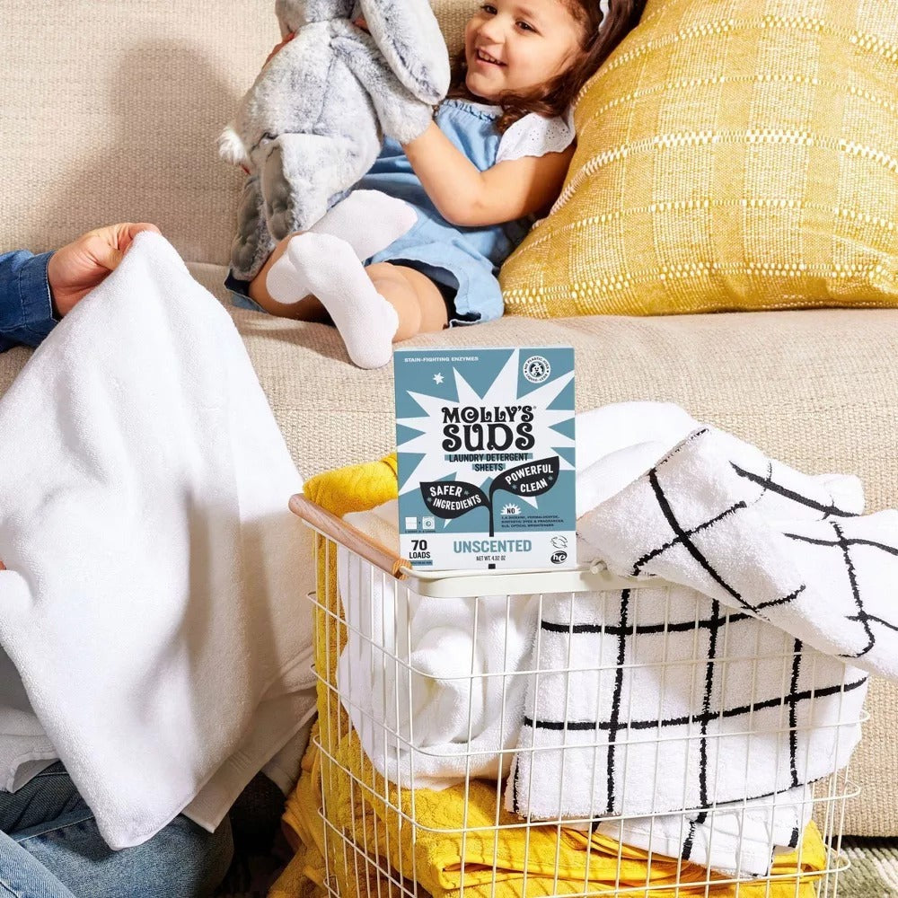 Unscented Laundry Detergent Sheets - 70 Loads