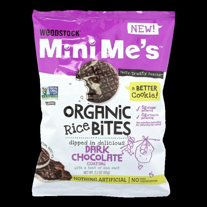 Organic Dark Chocolate Sea Salt Mini Rice Bites (8 CT)