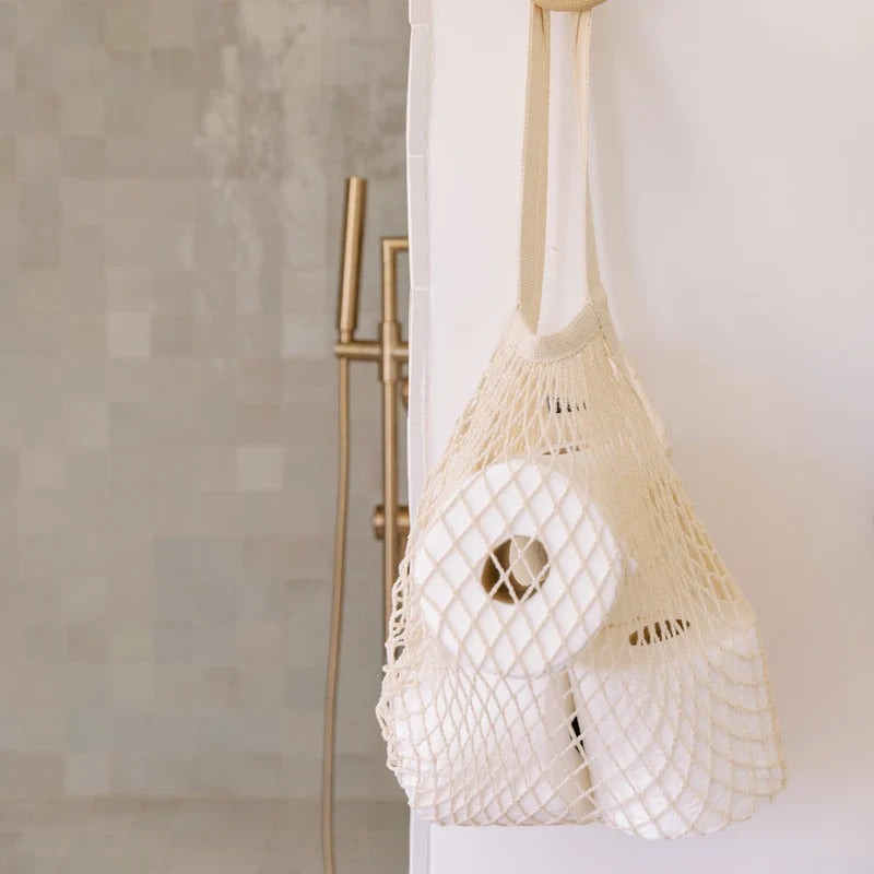 Wide Mesh Tote