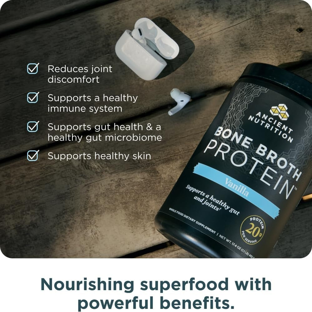 Bone Broth Protein Powder - Vanilla