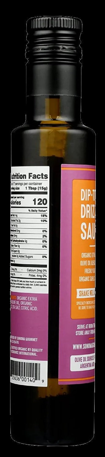 Organic Extra Virgin Olive Oil Sauteed Garlic
