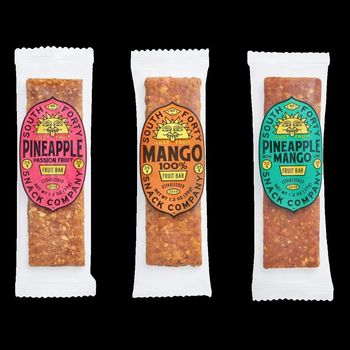 Mix of 3 Premium Tropical Fruit Bars Variety Pack (18 CT)
