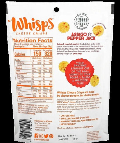 Pepperjack Asiago Cheese Crackers