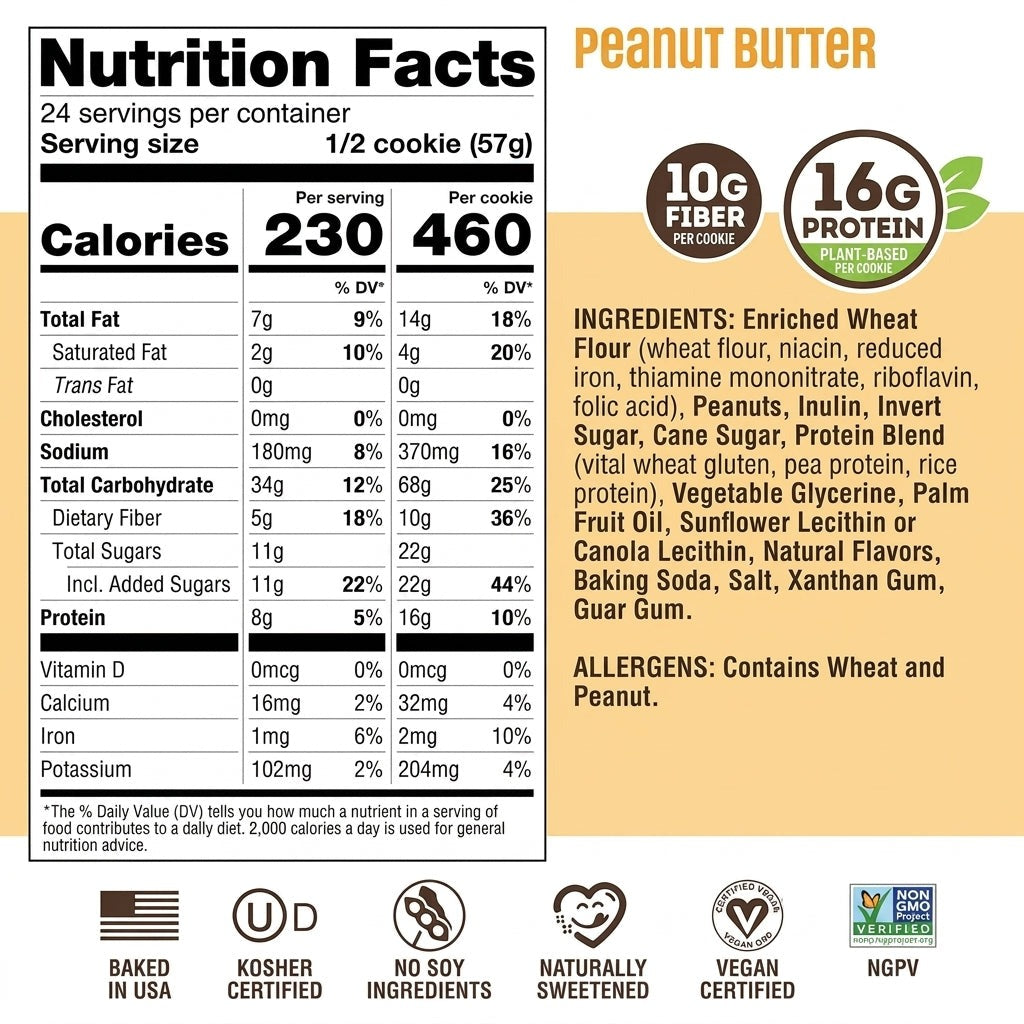 Peanut Butter Cookie (12 Pack)