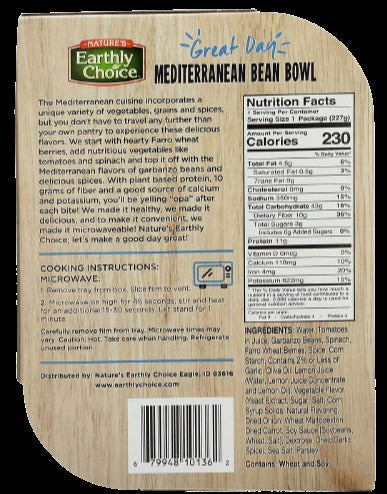 Mediterranean Bean Bowl