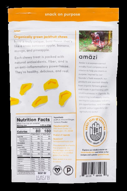 Ginger Turmeric Jackfruit Chews