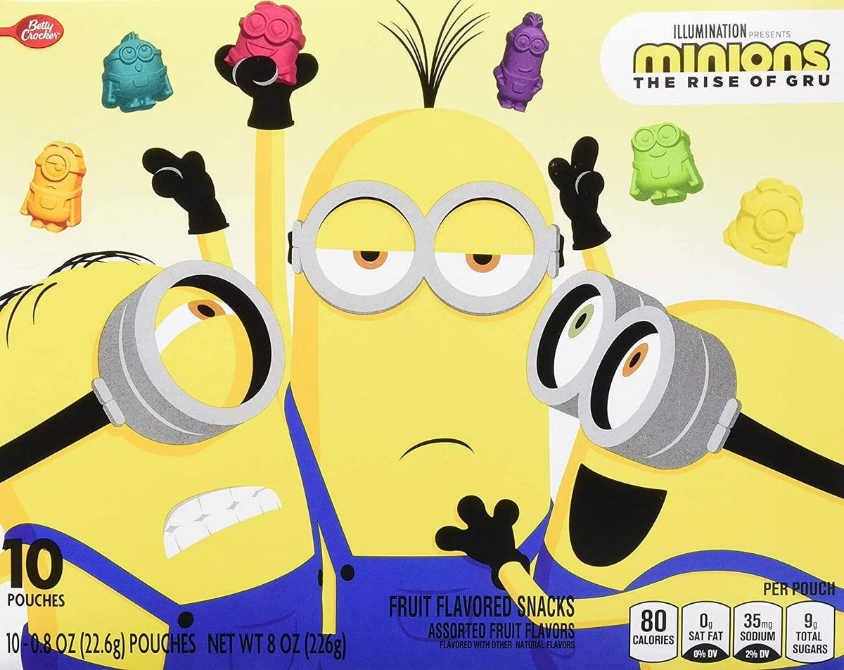 Minions Fruit Snacks Assorted Fruit 10CT