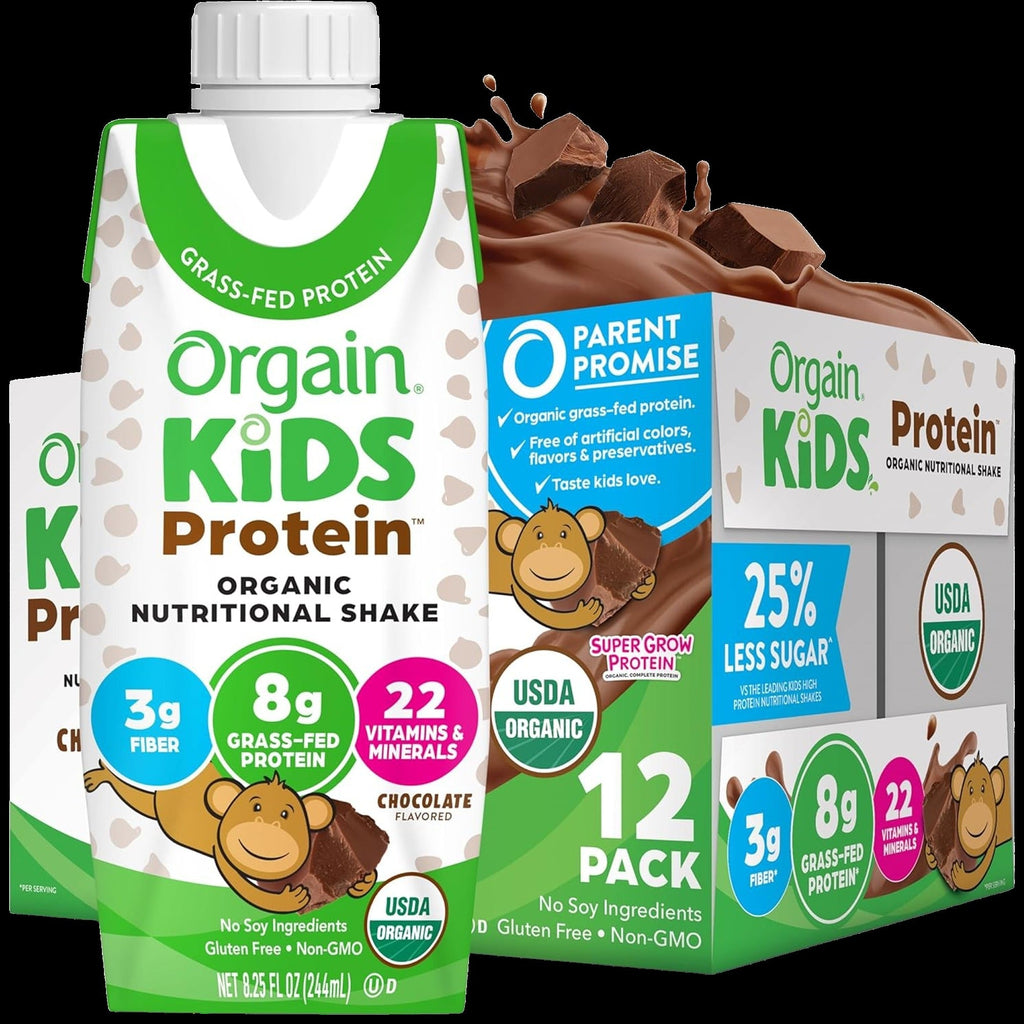 Organic Kid's Protein Nutritional Shake - Chocolate (12 Pack)