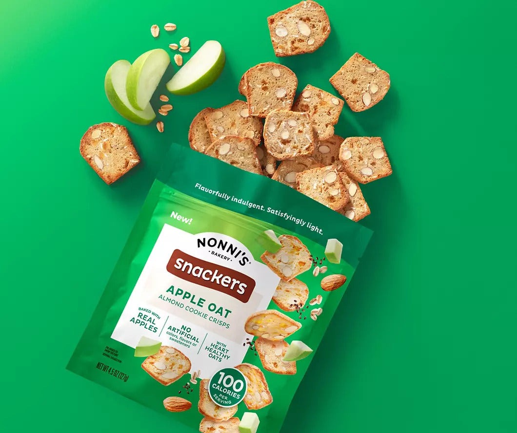 Apple Oat Almond Cookie Crisps