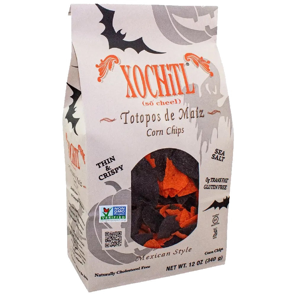 Mexican Style Thin & Crispy Black Red Corn Chips