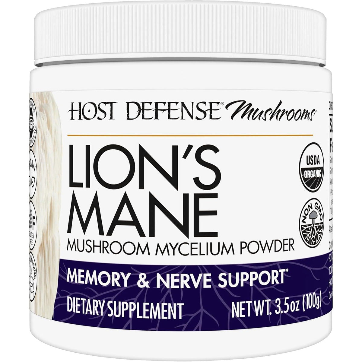 Lion's Mane Powder - Brain Health Support Supplement