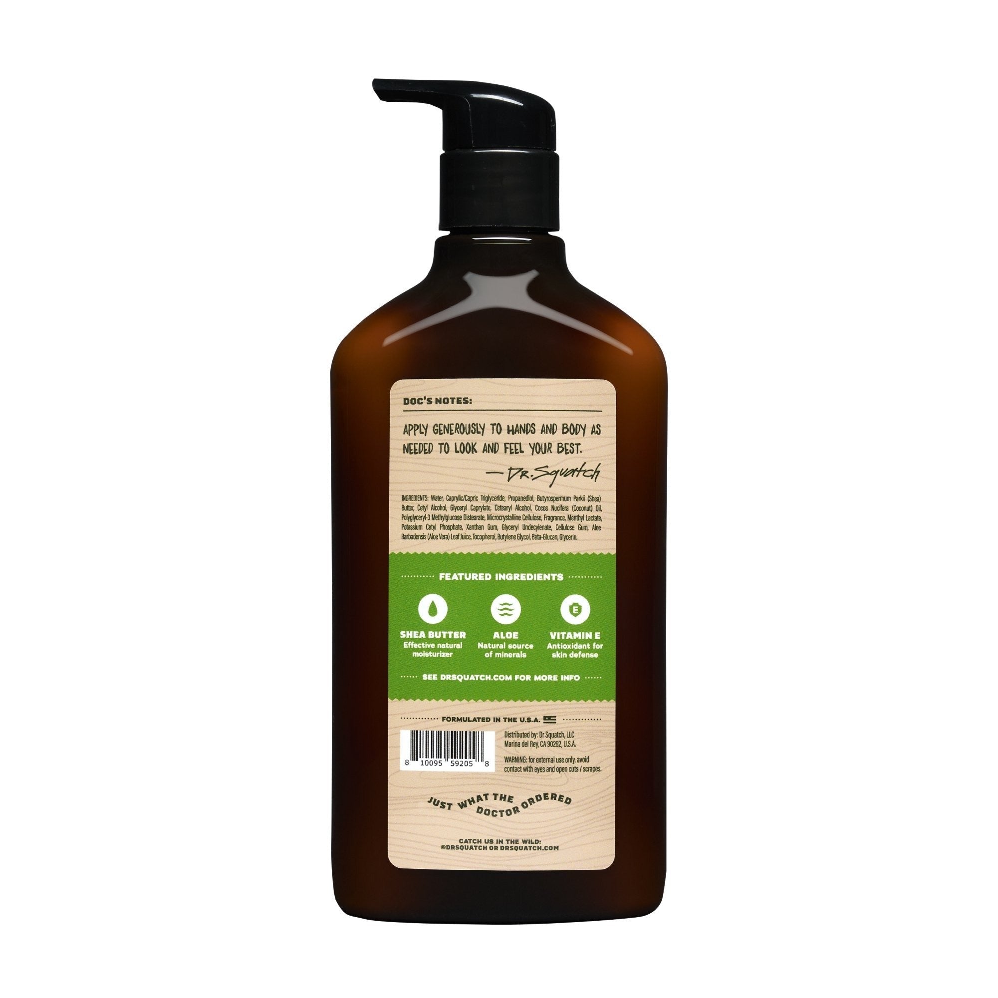 Cool Fresh Aloe Men's Natural Lotion