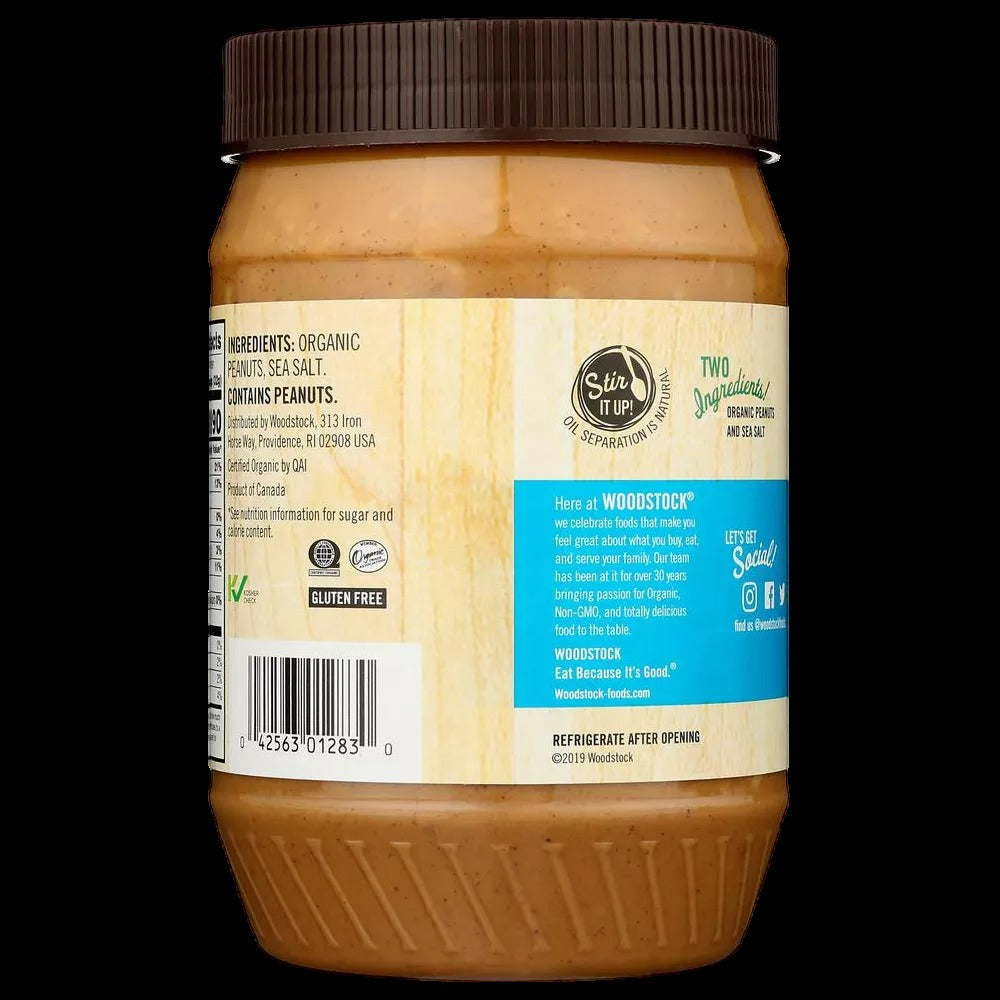 Organic Crunchy Salted Peanut Butter
