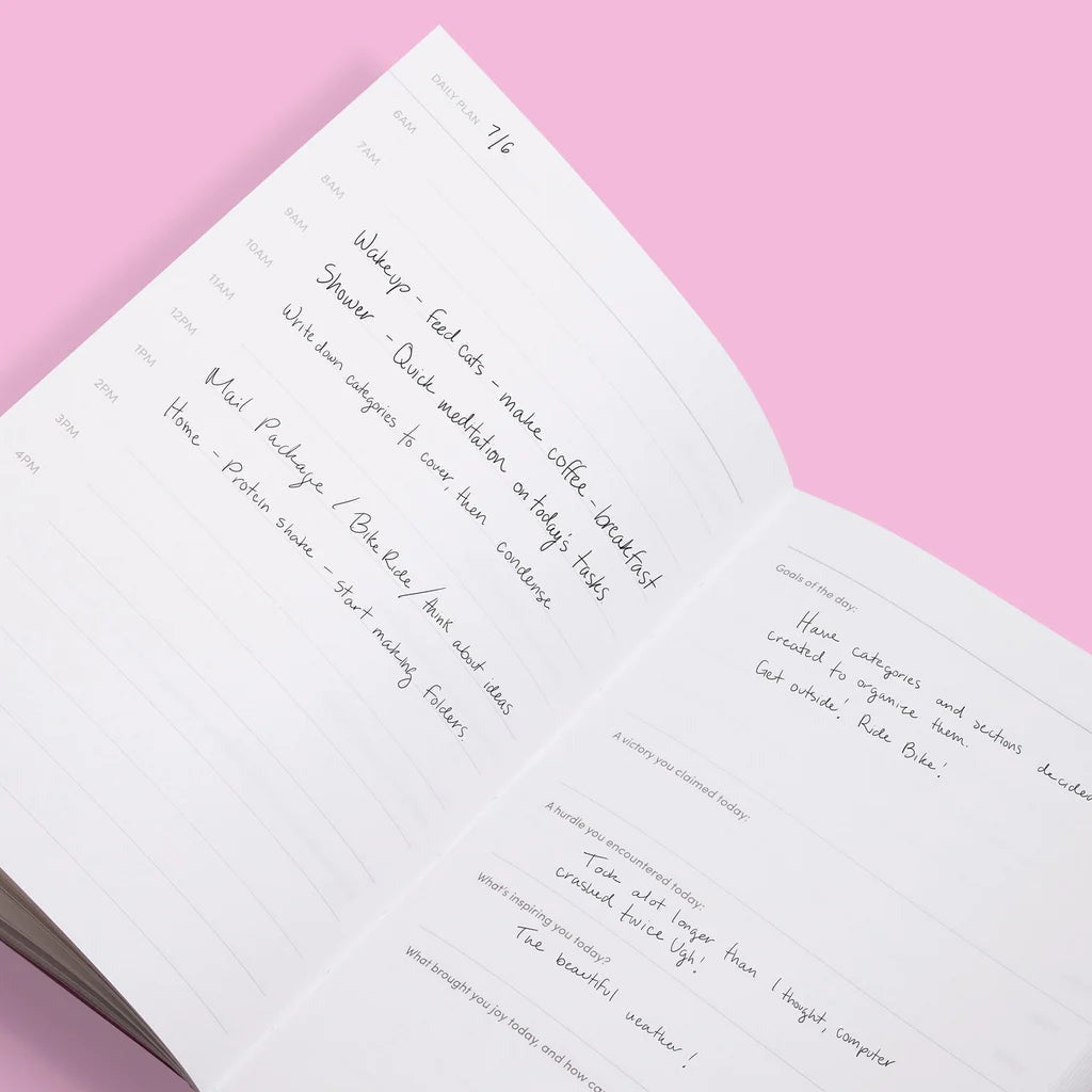 Quarterly Planner - Lime