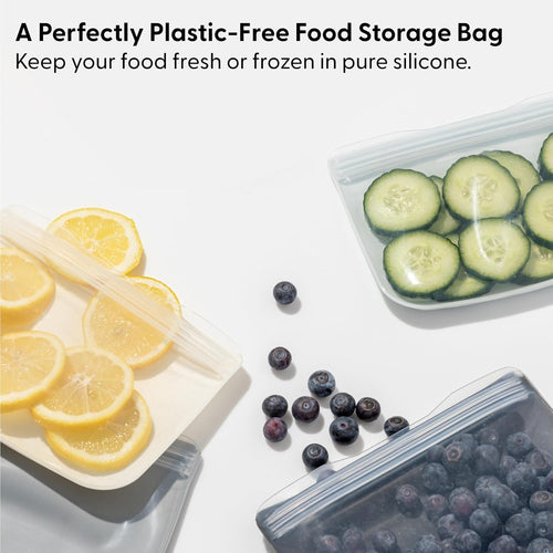 10oz Portable Silicone Bag - Cream