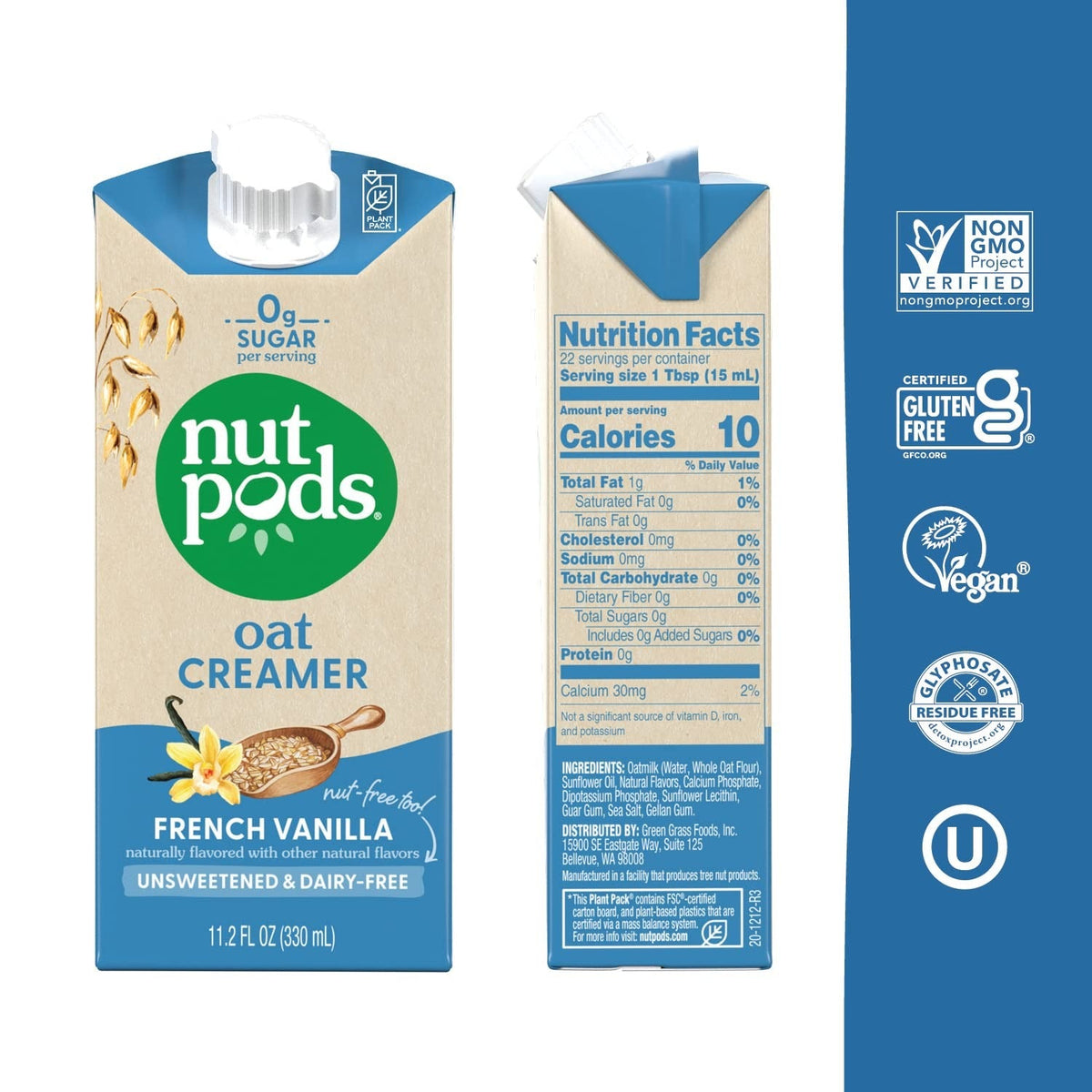 Unsweetened Vanilla Oat Creamer