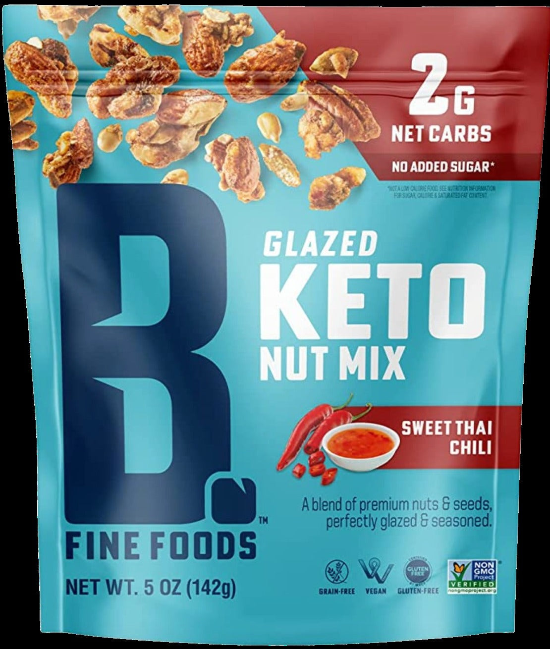 Keto Sweet Thai Chili Nut Mix