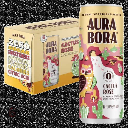 Cactus Rose Sparkling Water (6 Pack)