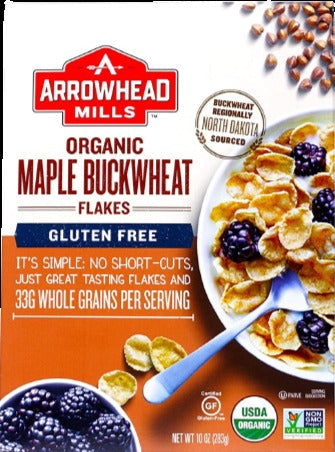Organic Gluten Free Maple Buckwheat Flakes Cereal