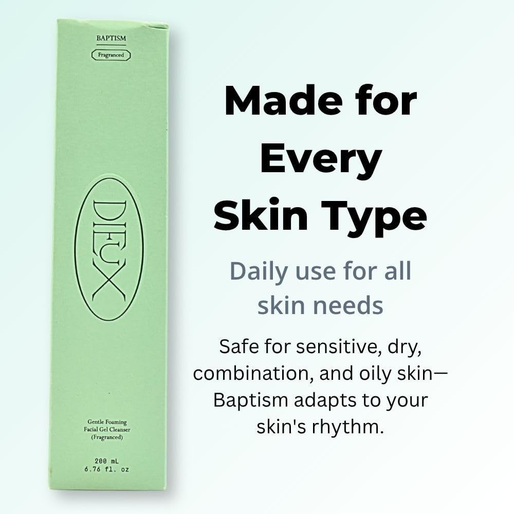 Baptism Gentle Foaming Facial Gel Cleanser Fragranced