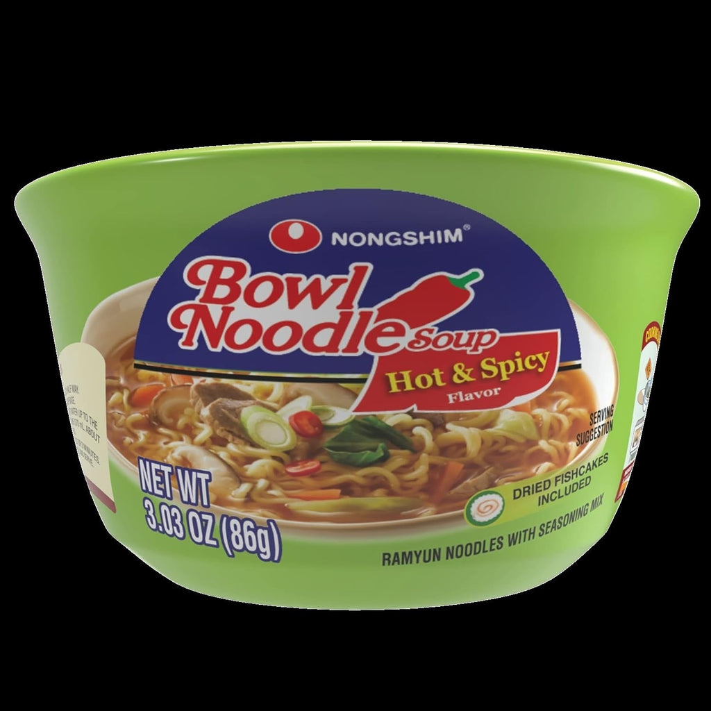 Hot & Spicy Soup Microwavable Noodle Bowl