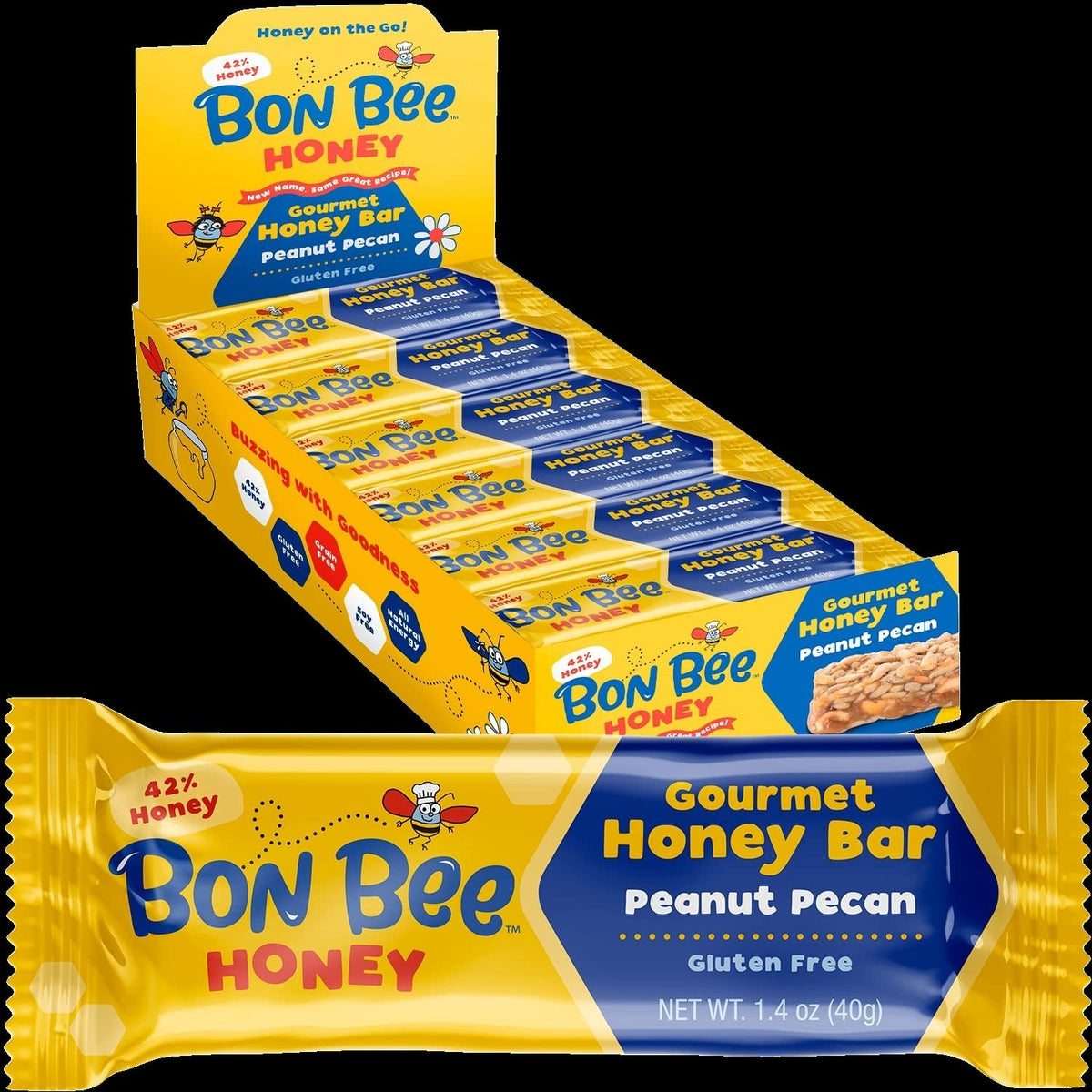 Peanut Pecan Honey Bar (12 Pack)