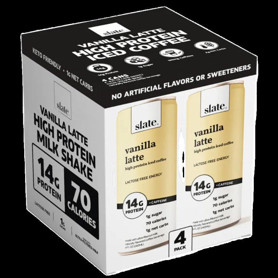Vanilla Latte High Protein Iced Coffee (4 Pack)