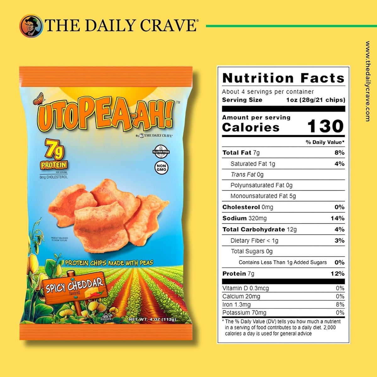 Spicy Cheddar Protein Chips