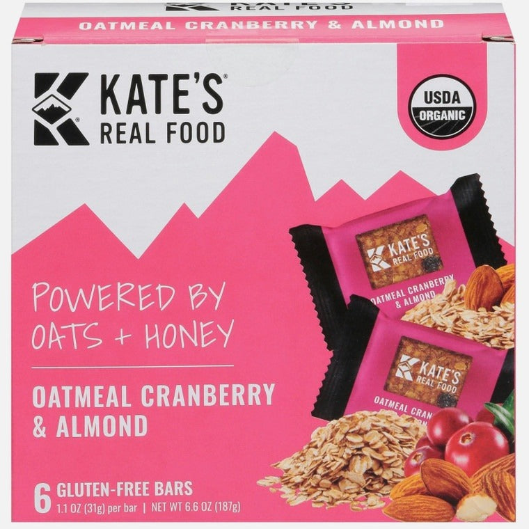 Almond Cranberry Oatmeal Mini Bars (6 CT)