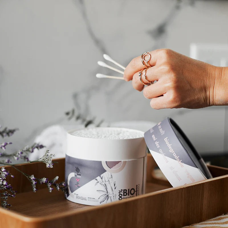 100% Bamboo Cotton Swabs (400 CT)