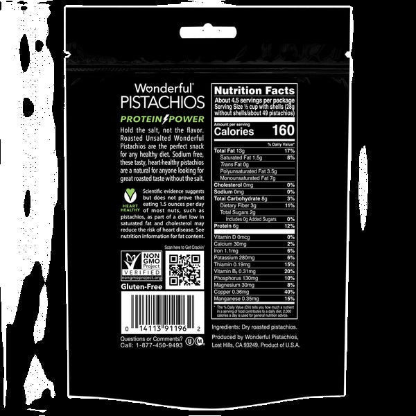 Roasted & No Salt Pistachios