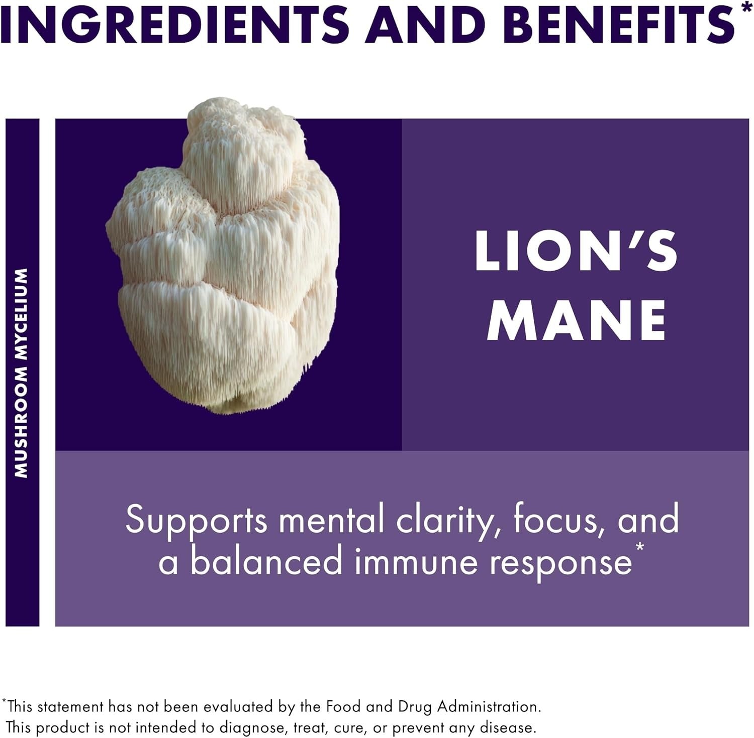 Lion's Mane Powder - Brain Health Support Supplement