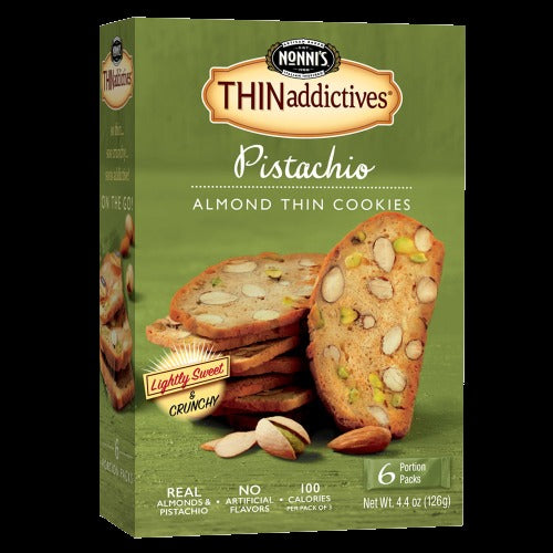 Pistachio Almond Thin Cookies