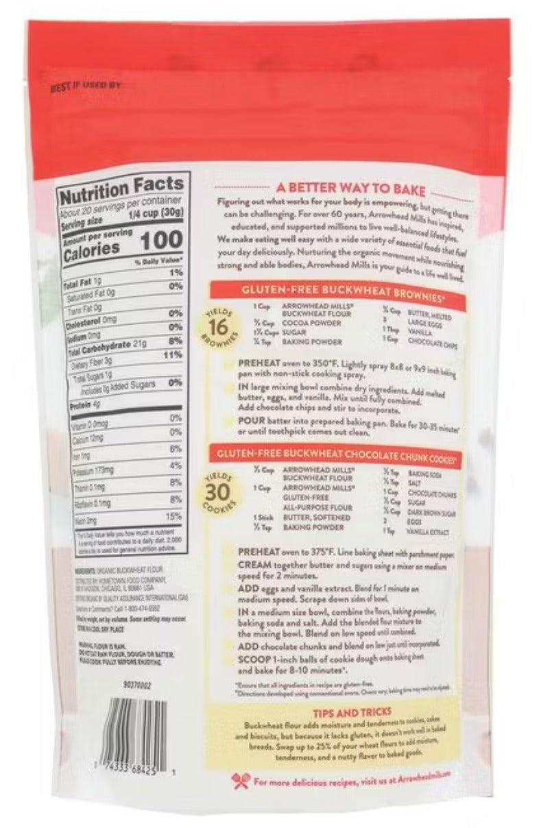 Organic Buckwheat Flour