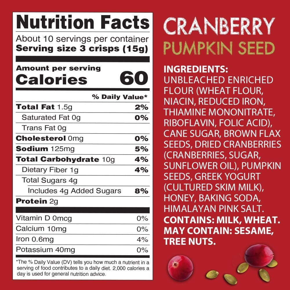 Cranberry Pumpkin Seed Crisp