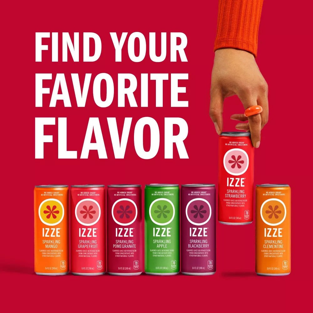 Strawberry Sparkling Juice (6 Pack)