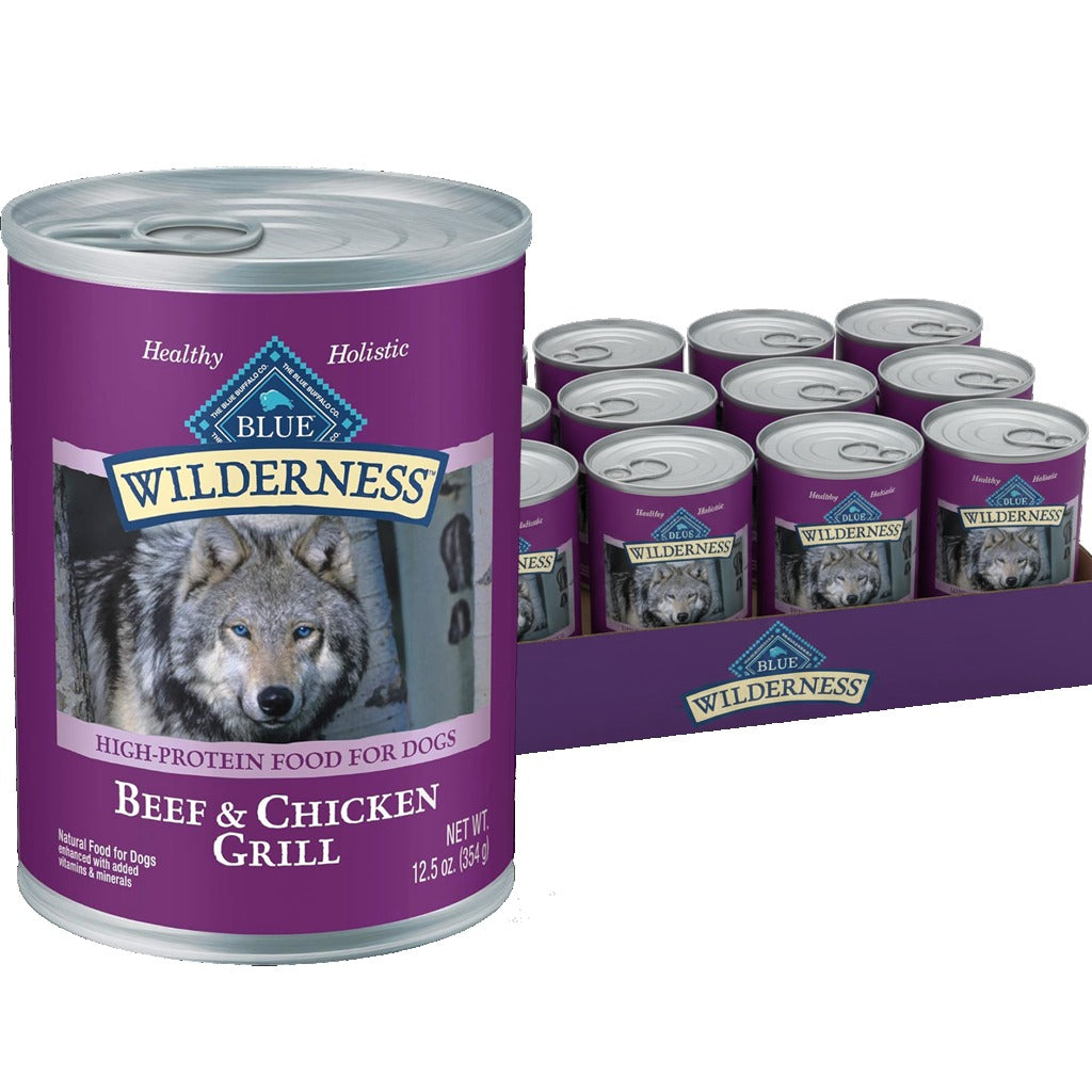 Beef and Chicken Grill Dog Food (12 Pack)