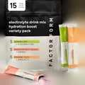 Hydration Boost Electrolyte Powder - Variety Pack (15 Packets)