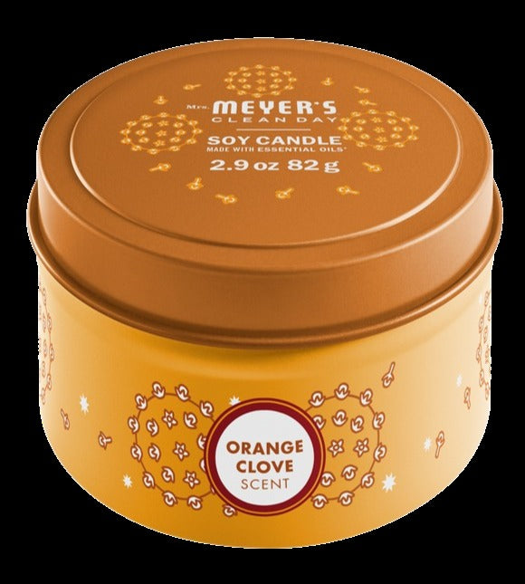 Orange Clove Tin Candle