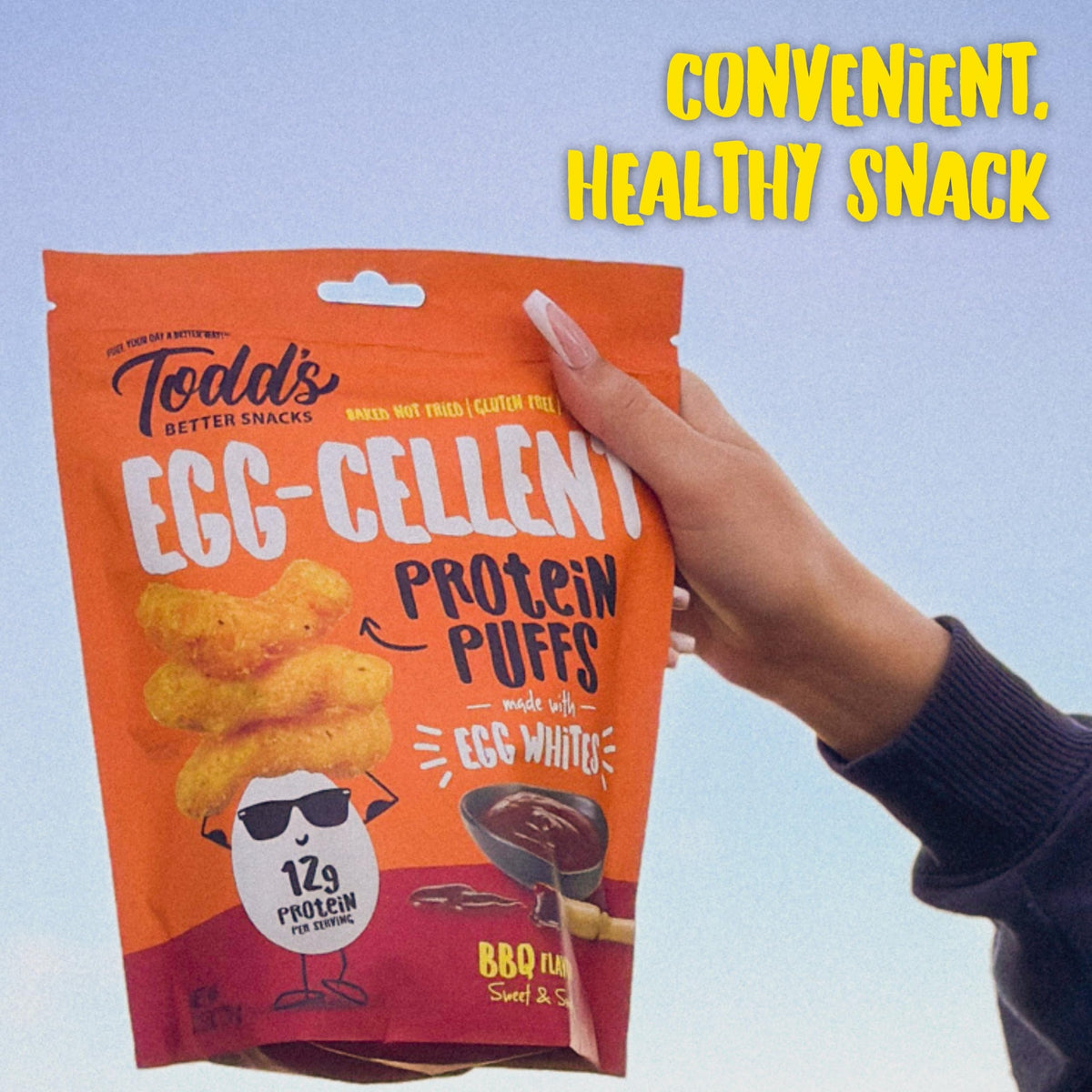 BBQ Egg & Lentil Crisps