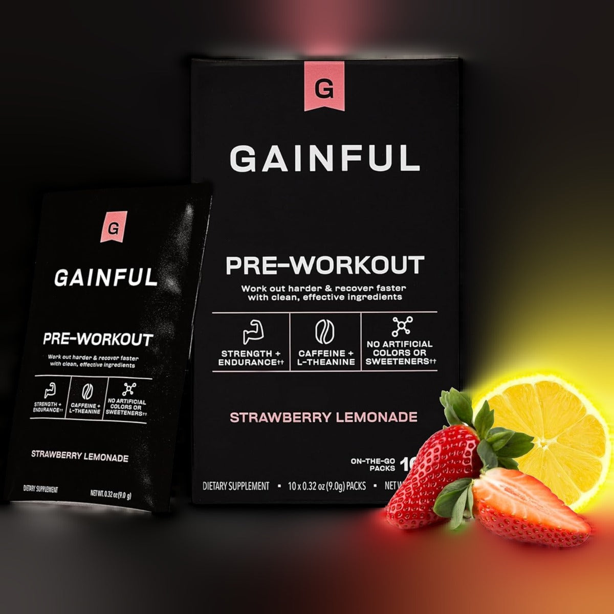 Single Serve Pre-Workout Sachets - Strawberry Lemonade (10 CT)