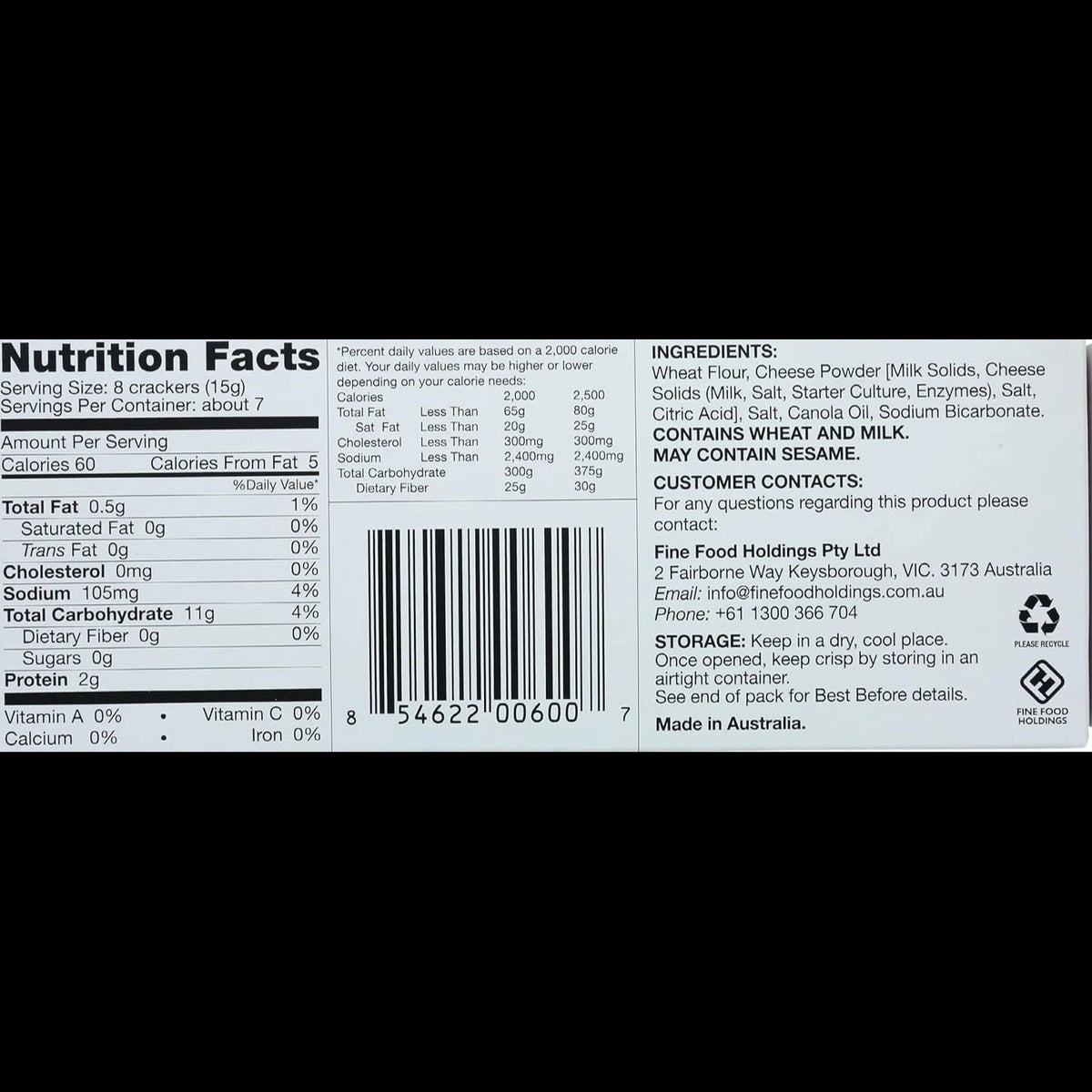 Natural Wafer Crackers