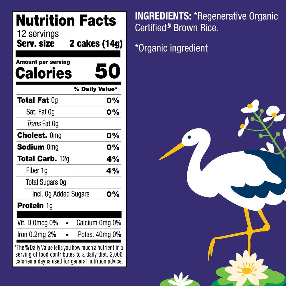 Thin Stackers Salt Free Brown Rice Cakes