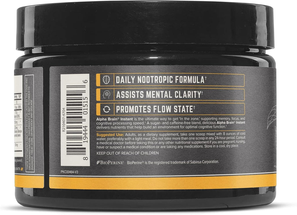 Alpha Brain Powder - Peach