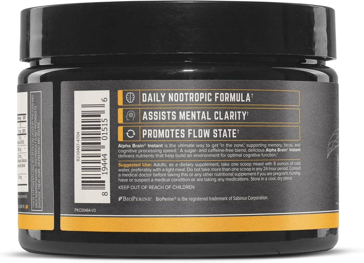 Alpha Brain Powder - Peach
