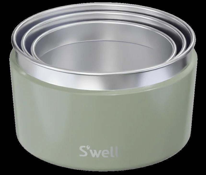 Mountain Sage Food Canister Set of 3