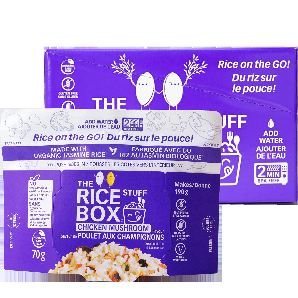 Instant Chicken Mushroom Rice (6 Pack)