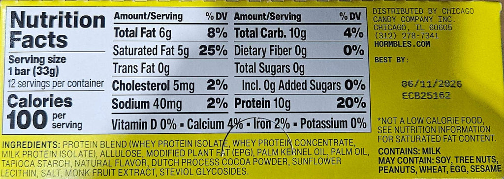 Cookies And Creme Protein Candy Bars (12 CT)