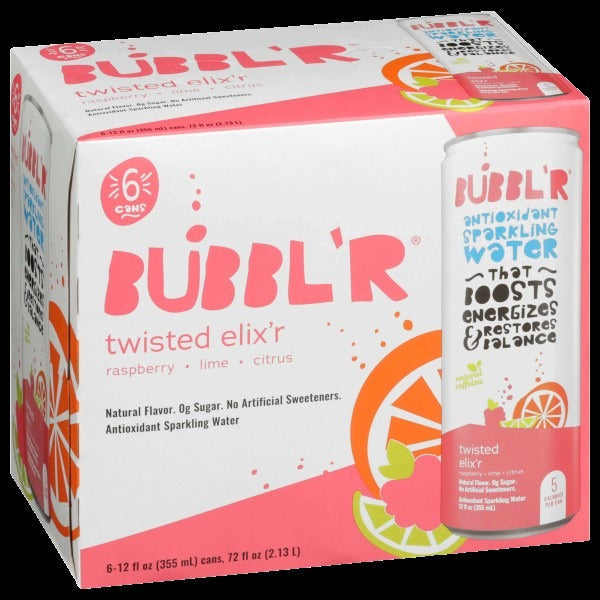 Twisted Elix'r Sparkling Water (6 Pack)